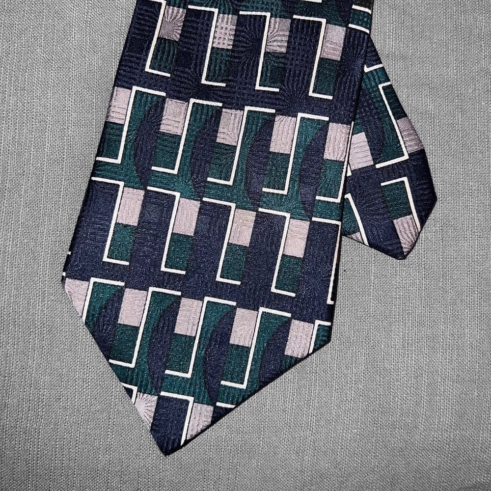 Como Collezione Geometric Formal Tie